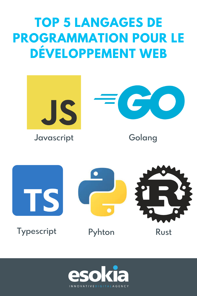 langages de programmation pour le développement web